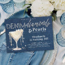 Search for denim and pearls invitations For her
