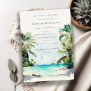 Search for palm trees baby shower invitations tropical