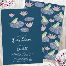 Search for lily baby shower invitations Frog
