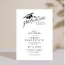 Search for senior graduation invitations Black and white