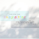 Search for nanny business cards Care