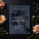 Search for black and blue wedding invitations Unique