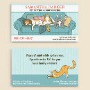 Search for pet sitting business cards Cute