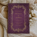 Search for vintage book wedding invitations Gold