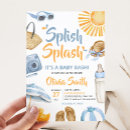 Search for splish splash invitations Summer
