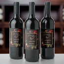 Search for wedding wine labels Dark