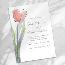 Search for tulip bridal shower invitations Simple
