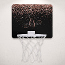 Search for pink mini basketball hoops Rose gold