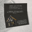 Search for funny handyman business cards Contractor