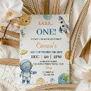 Search for solar system birthday invitations Rocket ship