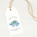 Search for beach wedding favor tags Watercolor