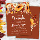Search for fall 1st birthday invitations Modern