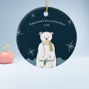 Search for holiday polar bear ornaments Simple