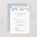 Search for dusty blue rsvp cards Wildflower