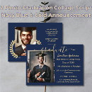 Search for but no party graduation announcement cards Modern minimalist