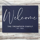 Search for welcome to the family gifts Navy blue