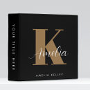 Search for signature binders Monogrammed