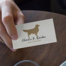 Search for dog breeder business cards Silhouette