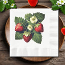 Search for strawberry napkins Red fruit