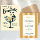 Search for funny bachelorette party invitations Vintage