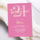Search for 21st birthday invitations Elegant