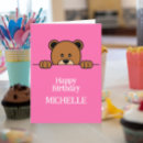 Search for funny bear birthday cards Adorable