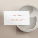 Search for boho wedding enclosure cards Minimalist