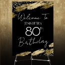 Search for birthday party posters Gold