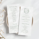 Search for monogram wedding programs Classic