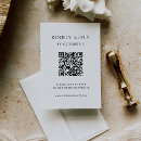Search for qr code wedding rsvp cards Modern