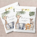Search for wild one favor bags Safari animals