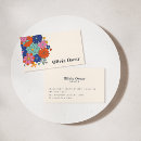 Search for flower business cards colorful
