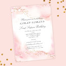 Search for gold sweet 16 invitations girly