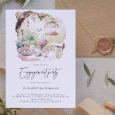 Search for tea party engagement party invitations Elegant
