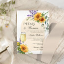 Search for sunflower bridal brunch invitations Rustic