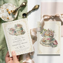 Search for tea bridal shower invitations Elegant