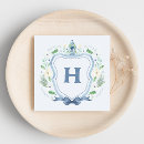 Search for crest monogram napkins Grandmillennial