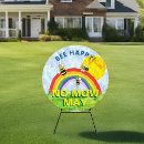 Search for round outdoor signs No mow may