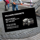 Search for concrete business cards Cement