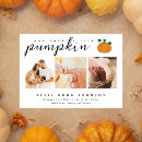 Search for pumpkin birth announcement cards Simple