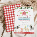 Search for barnyard birthday invitations Farm animal birthday