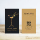Search for bartender business cards Sommelier