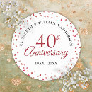 Search for 40th anniversary stickers Elegant