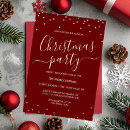 Search for corporate dinner invitations Red