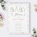 Search for abc baby shower invitations Watercolor