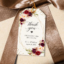 Search for burgundy favor tags Flowers