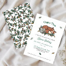 Search for fox birthday invitations Woodland animals