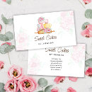 Search for cake decorating business cards Watercolor
