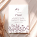 Search for burgundy rehearsal dinner invitations Boho