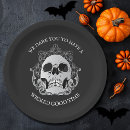 Search for gothic halloween paper plates Black